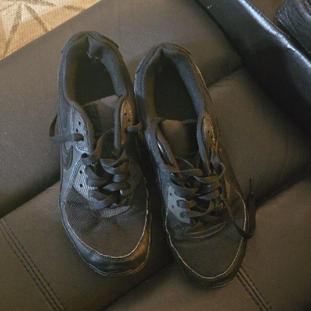 Nike Air Max Black Athletic Sneakers
